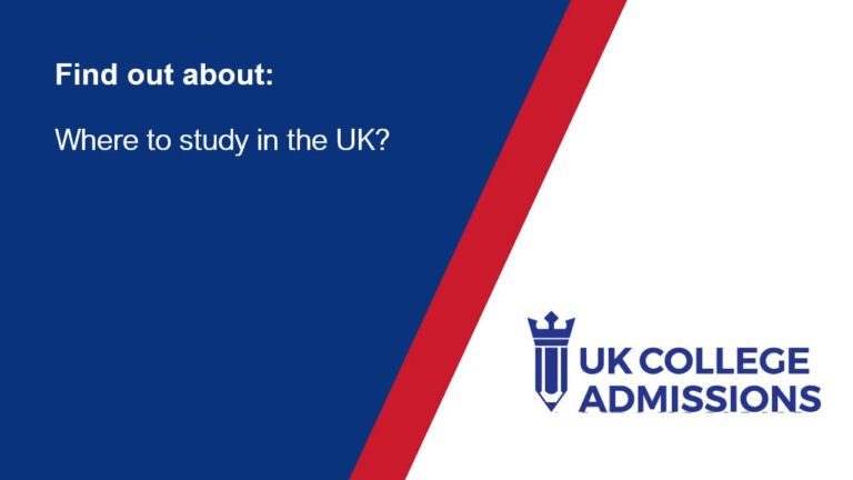 Where to study in the UK?